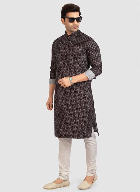 Black Colour Stylish Designer Function Wear Kurta Pajama Redymade Collection 1261